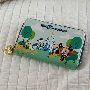 Walt Disney World Loungefly Wallet- Mickey & Friends 50th Anniversary
